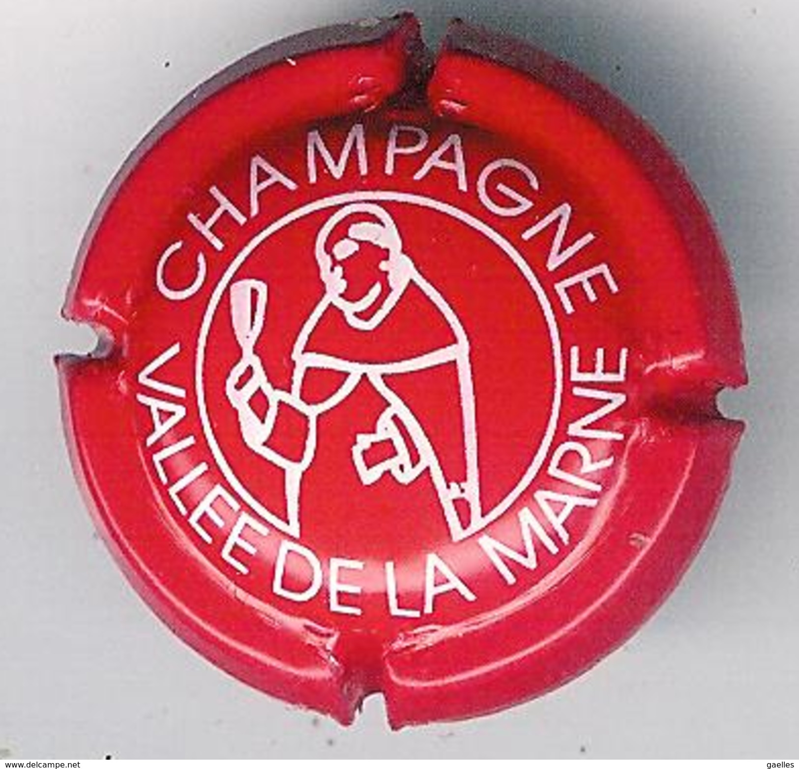Capsule Champagne Vallée De La Marne Rouge Et Blanc - Vallée De La Marne