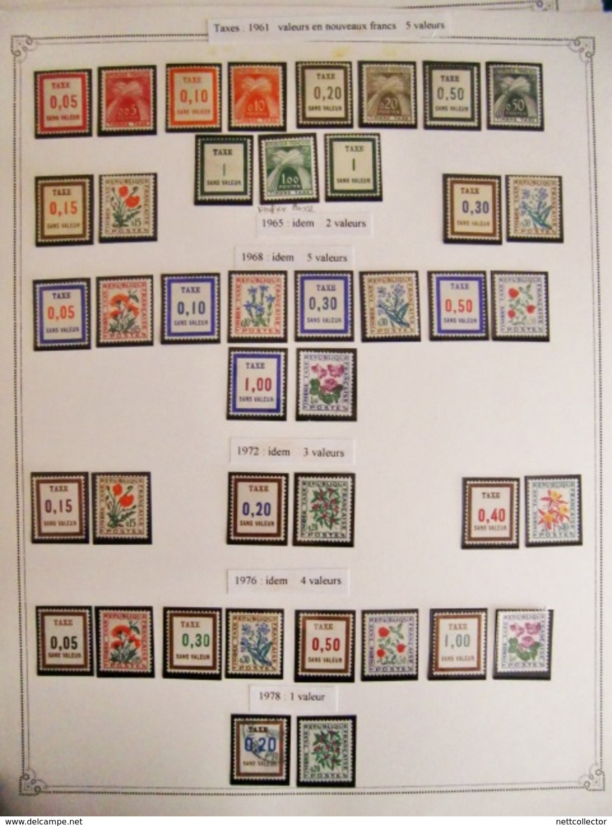 RARISSIME COLLECTION COURS INSTRUCTION FRANCE + 2000 TIMBRES MAJORITE NEUFS** / CORRESPONDANTS ET ENVELOPPES