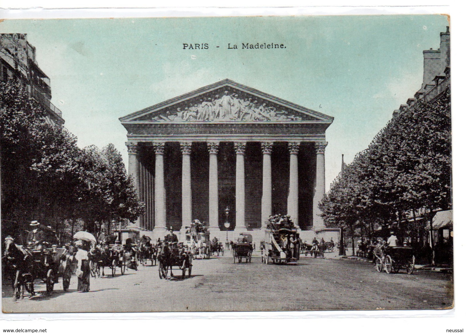 Tarjeta Postal  De Paris. La Madeleine. - Otros Monumentos