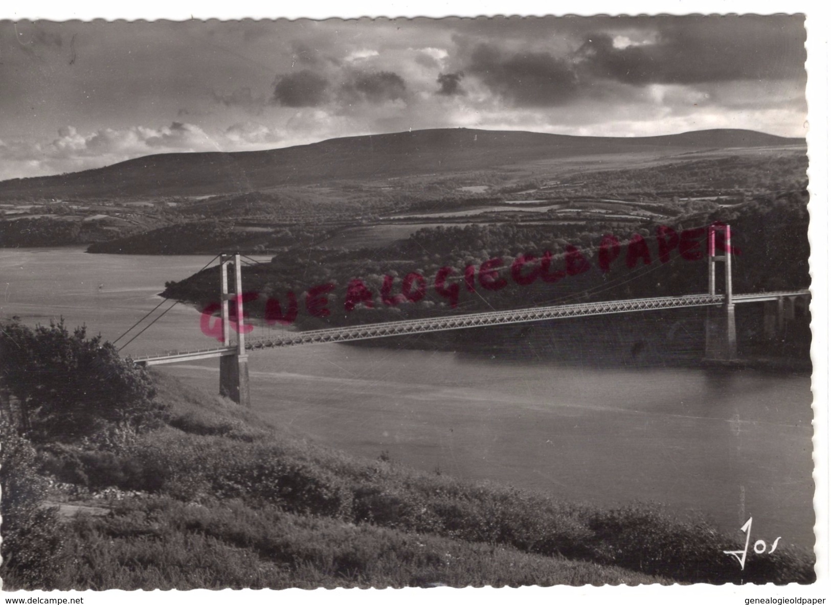 29 - PONT DE TERENEZ - LE PONT DE TERENEZ - A L' HORIZON LES 3 SOMMETS DE LA CHAINE DU MENEZ HOM -1956 - Autres & Non Classés