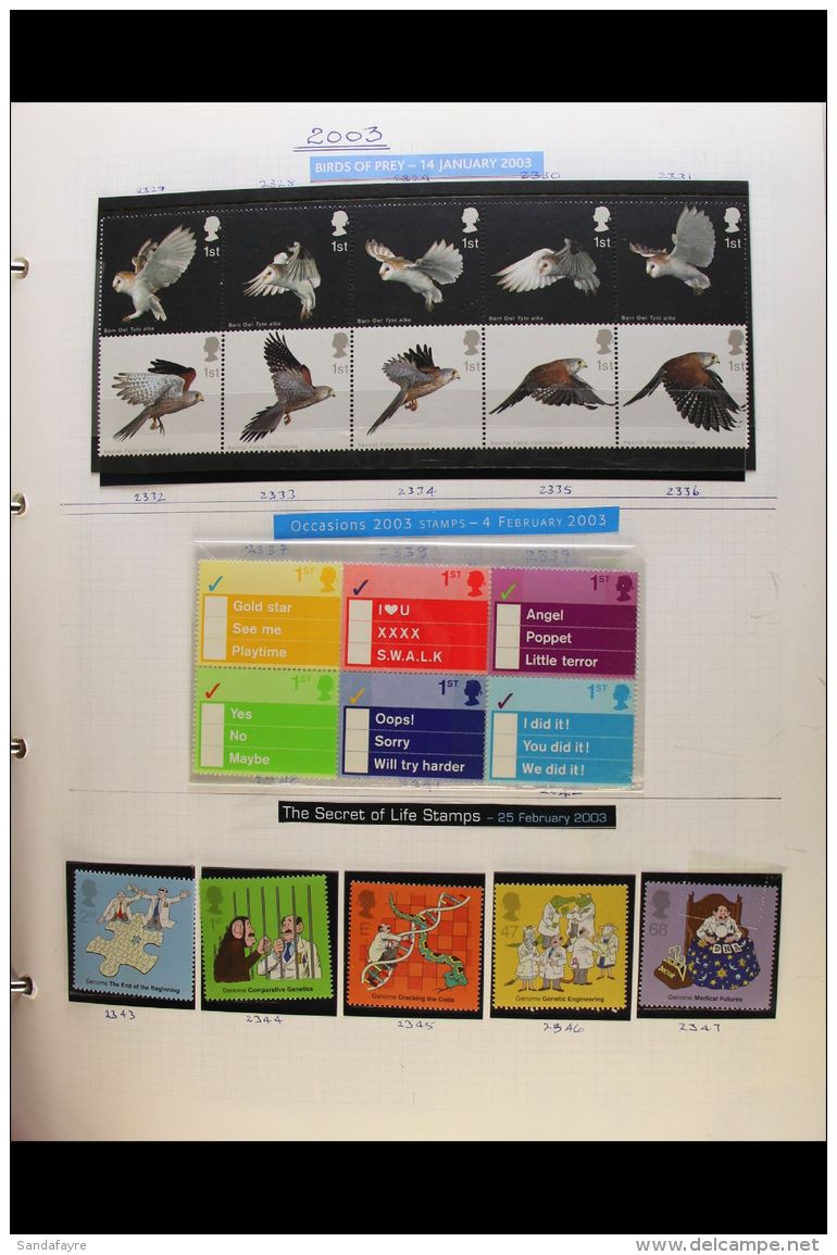 2003-2007 EXTENSIVE NHM COLLECTION WITH EXTRAS Presented In Mounts In A Large Multi- Ring Binder. A Comprehensive... - Altri & Non Classificati