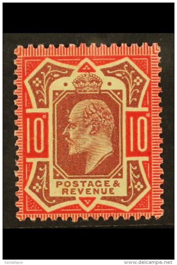 1911 10d Dull Red Purple &amp; Scarlet Somerset House, SG Spec M44(1), Lightly Hinged Mint. For More Images,... - Non Classificati