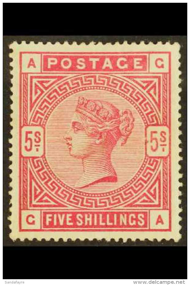 1883-84 5s Rose, SG 180, Mint With Minor Wrinkling, Very Fresh &amp; Attractive. For More Images, Please Visit... - Autres & Non Classés