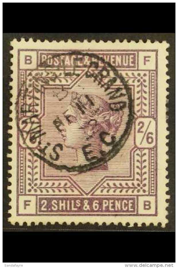1883-84 2s6d Deep Lilac, SG 179, Used With Superb "MARTINS LE GRAND" Fully- Dated Cds, A Trace Of Postmark On A... - Autres & Non Classés