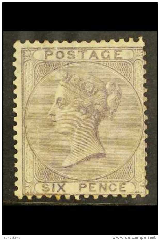 1855-57 6d Pale Lilac, SG 70, Mint, Vertical Crease And Couple Toned Perfs, Large Part Original Gum. Cat... - Altri & Non Classificati