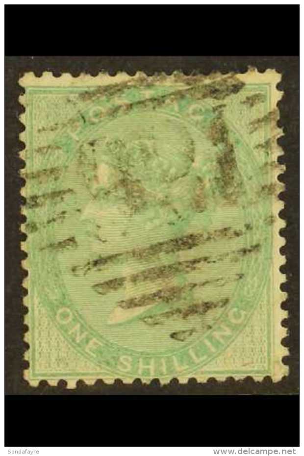 1855-57 1s Pale Green No Corner Letters, SG 73, Used &amp; Well- Centered For This. For More Images, Please Visit... - Autres & Non Classés