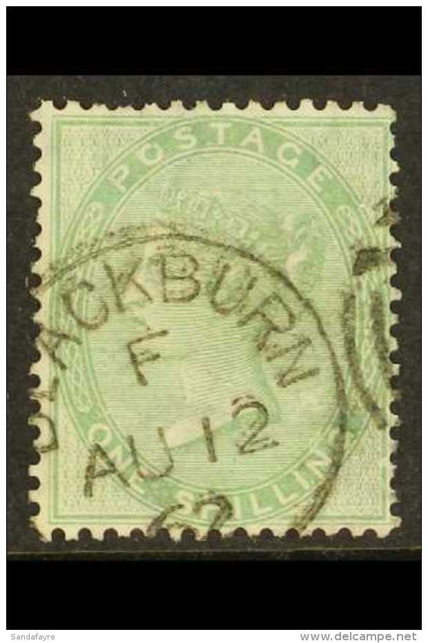 1855-57 1s Pale Green, SG 73, Used With Superb Part "Blackburn" Fully Dated Cds Cancel. For More Images, Please... - Altri & Non Classificati