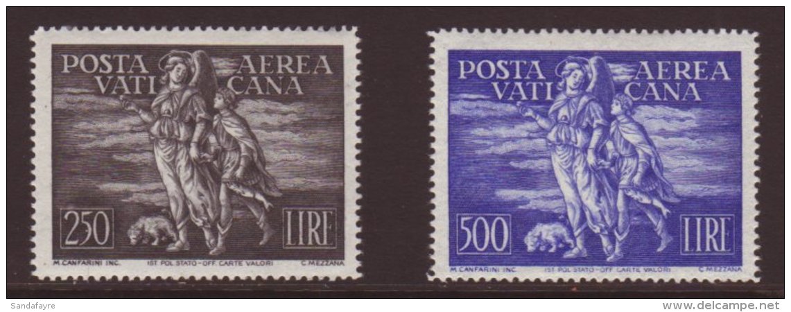 1948 250L Violet-black &amp; 500L Ultramarine Airs, Sassone 16/17, SG 137/38, Very Fine Mint, Fresh! (2 Stamps)... - Altri & Non Classificati
