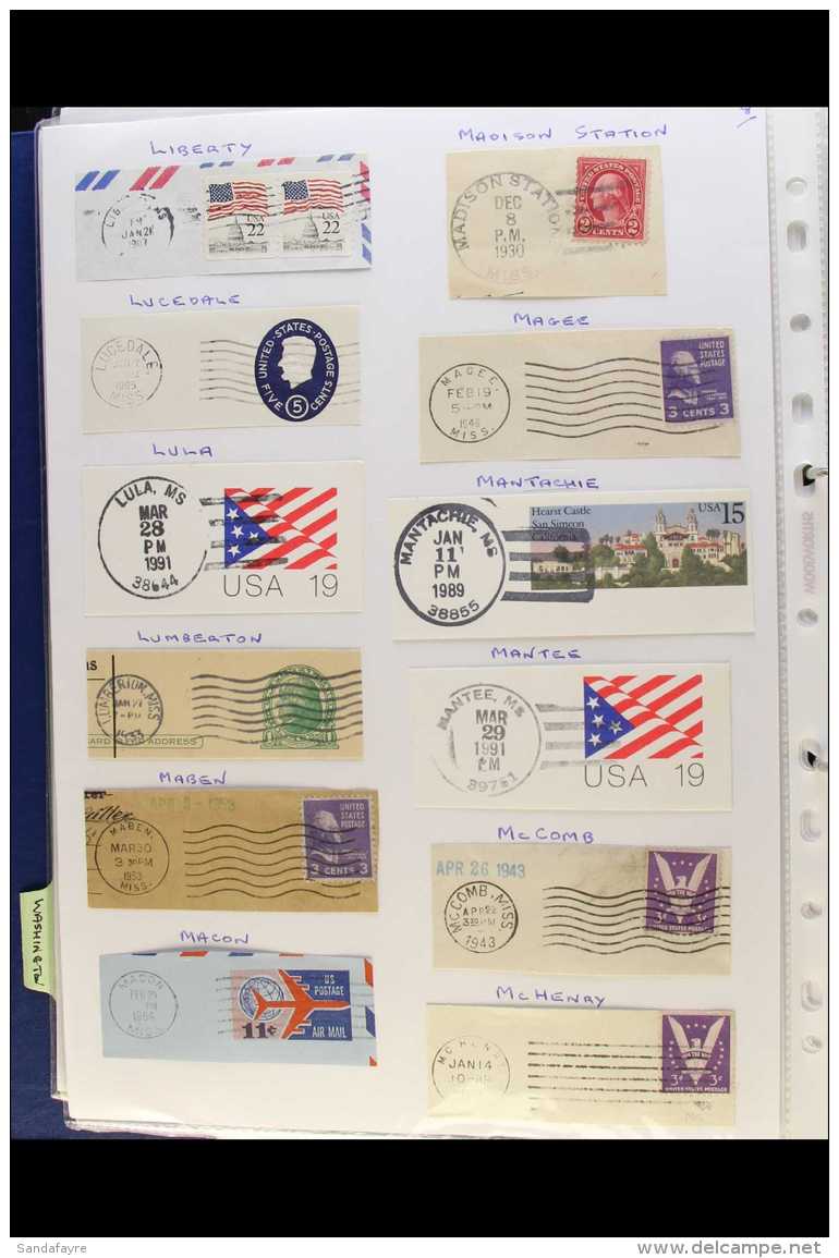 POSTMARK COLLECTION - "M" STATES A Fabulous Collection Of Cancellations On Stamps From All Periods Inc Airs,... - Altri & Non Classificati