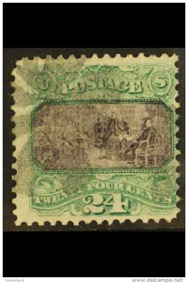 1869 24c Deep Purple And Green (SG 122, Sc 120), Lightly Used. For More Images, Please Visit... - Autres & Non Classés