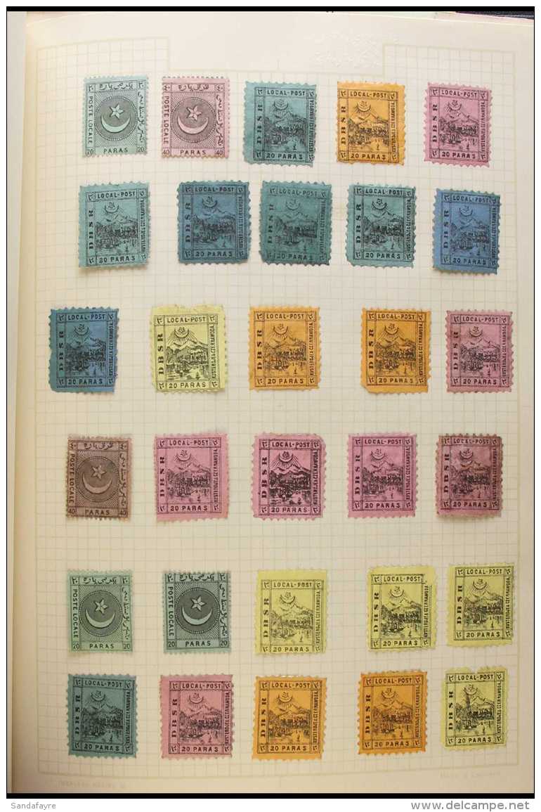 "BACK OF THE BOOK" ISSUES 1860's To 1960's Mint And Used Collection In An Old Album, Includes Ranges Of Hatay,... - Autres & Non Classés