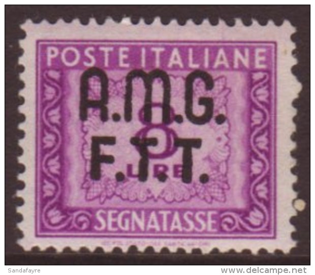 ZONE A POST DUE 1947-49 8L Lilac, Sass 11, NHM. For More Images, Please Visit... - Autres & Non Classés