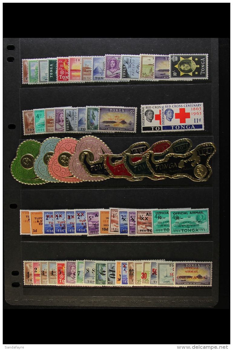 1953-2000 SUPERB NEVER HINGED MINT COLLECTION On Stock Pages, ALL DIFFERENT, All Commems As Complete Sets With... - Tonga (...-1970)