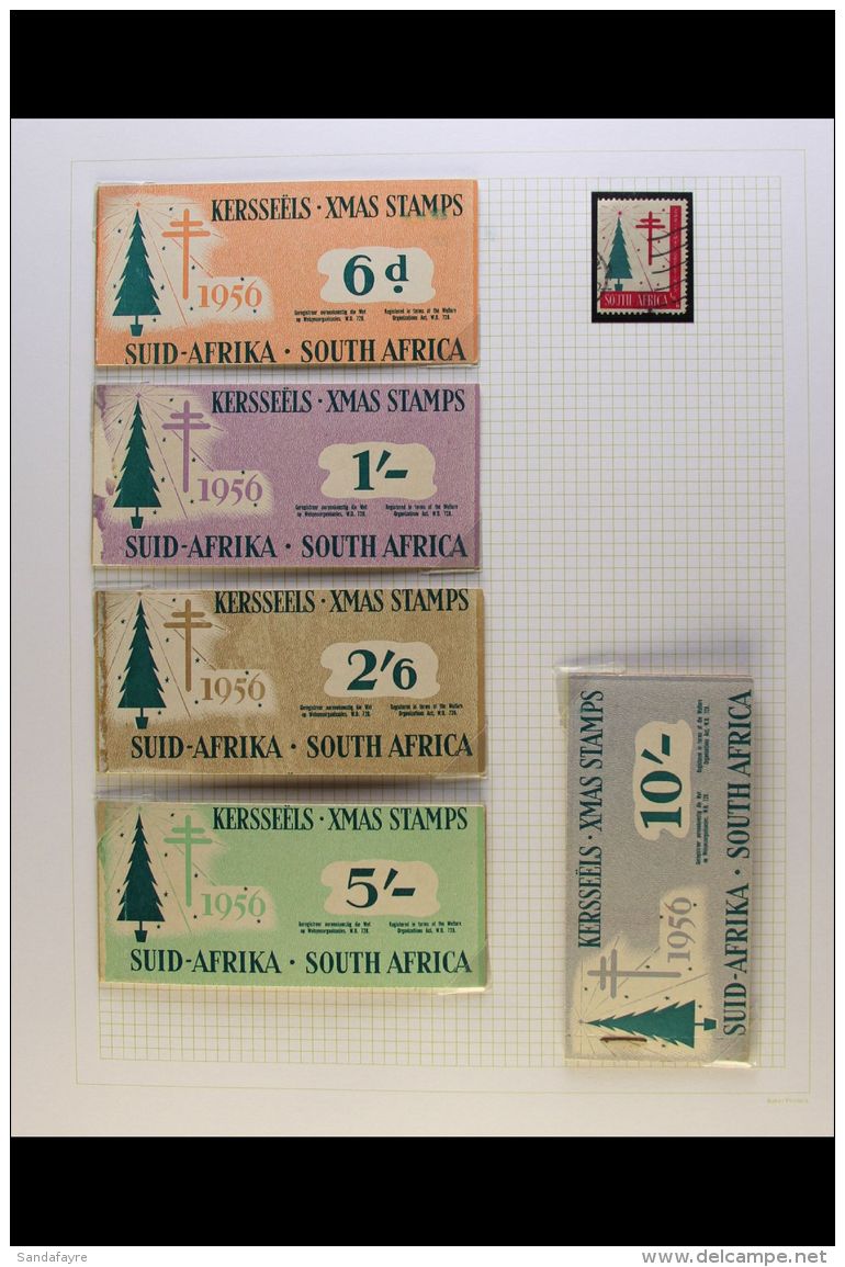 CHRISTMAS LABEL BOOKLETS 1955-65 COLLECTION OF COMPLETE BOOKLETS, One Penny Labels, Later One Cent, Sold To Raise... - Non Classificati