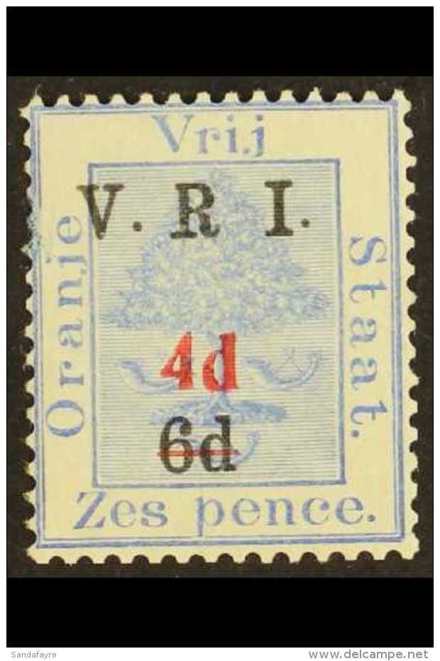 ORANGE RIVER COLONY 1900 4d On 6d On 6d Blue, No Stop After "R" In Overprint, SG 136, Never Hinged Mint. For More... - Non Classés