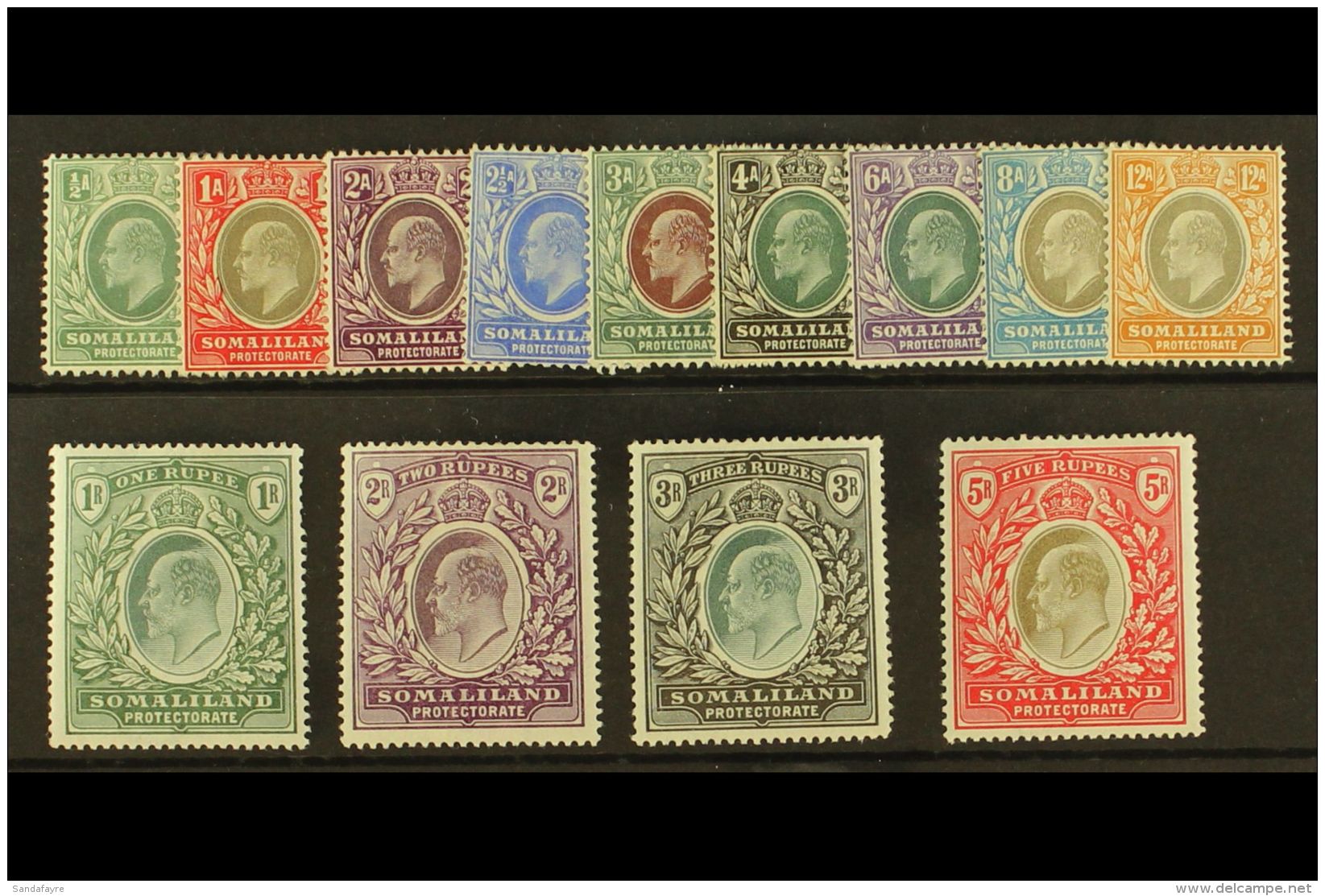 1904 Complete Set, SG 32/44, Very Fine Mint. (13) For More Images, Please Visit... - Somaliland (Protectorat ...-1959)