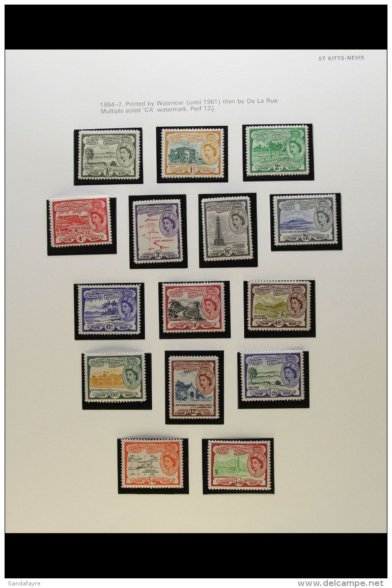 1953-81 SUPERB MINT COLLECTION An Attractive All Different Collection On Album Pages With A High Level Of... - St.Kitts-et-Nevis ( 1983-...)