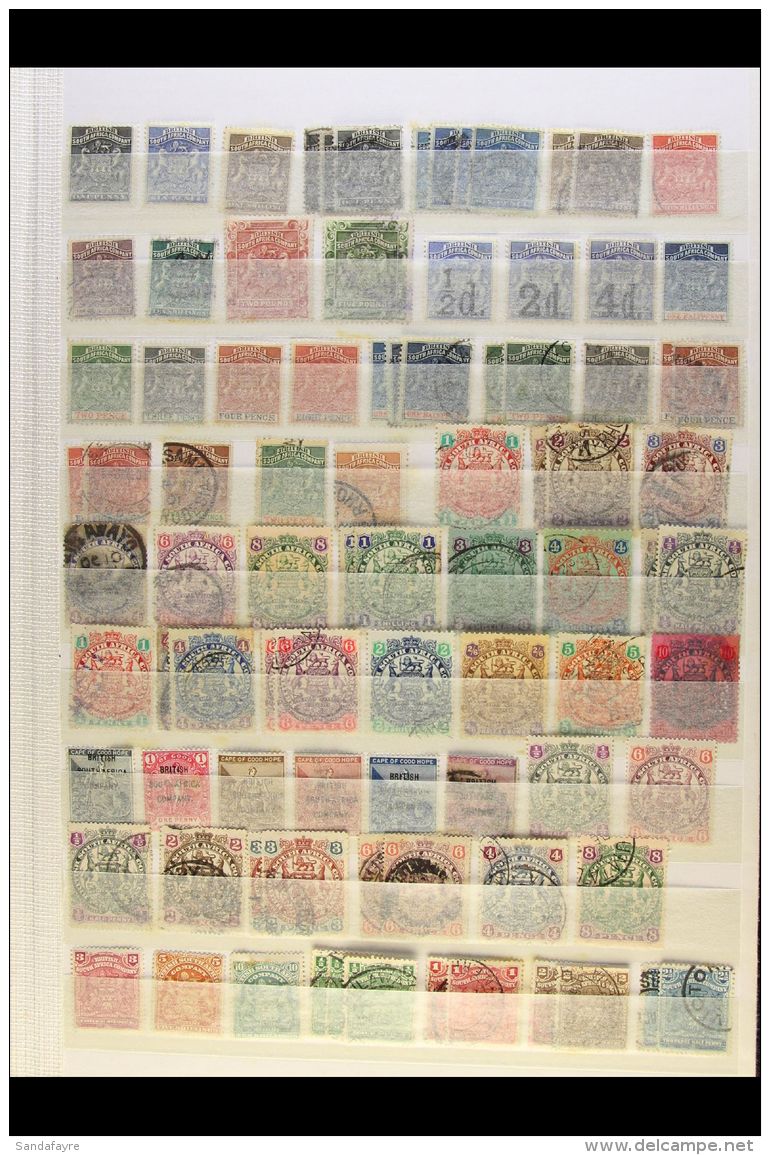 1892-1917 OLD RANGES On A Two-sided Stock Page, Mint &amp; Used, Inc 1892-93 Unused Set To 1s And Used Set To... - Autres & Non Classés