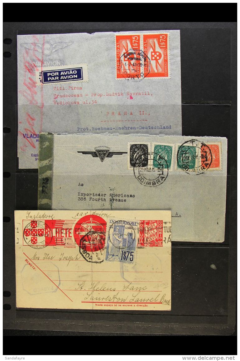 1940s CENSOR COVERS &amp; CARDS COLLECTION A Most Interesting Collection Of Covers &amp; Cards, Posted To Overseas... - Sonstige & Ohne Zuordnung