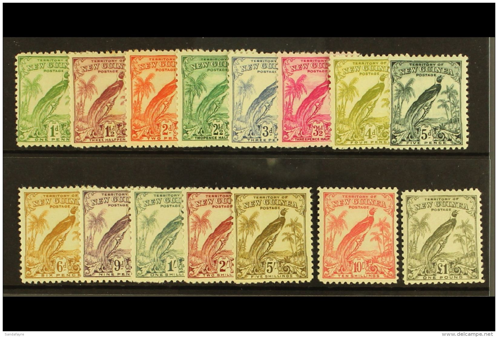 1932 10th Anniv Set (without Dates),  SG 177/89, Very Fine And Fresh Mint. (15 Stamps) For More Images, Please... - Papua Nuova Guinea