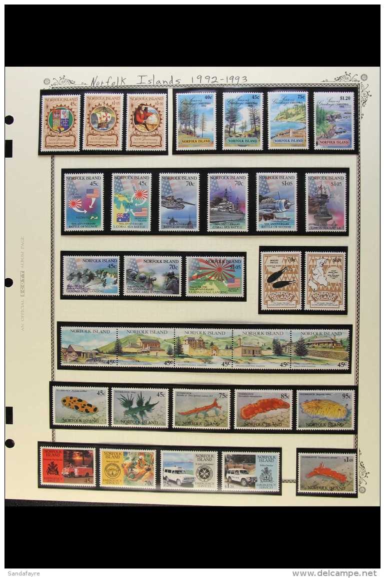 1992-2006 NEVER HINGED MINT All Different Collection. A Delightful Array Of Sets And Miniature Sheets, With A High... - Isola Norfolk