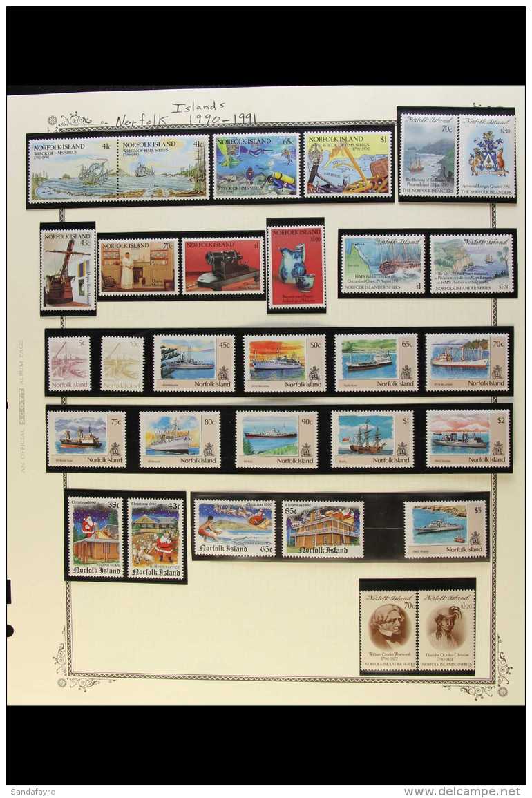 1979-1991 NEVER HINGED MINT All Different Collection. A Delightful Array Of Sets, Highly Complete For The Period.... - Ile Norfolk