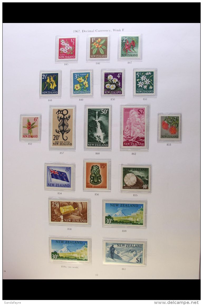 1967-1999 COMPREHENSIVE COLLECTION. An Impressive ALL DIFFERENT Collection, Chiefly Never Hinged Mint, Presented... - Altri & Non Classificati