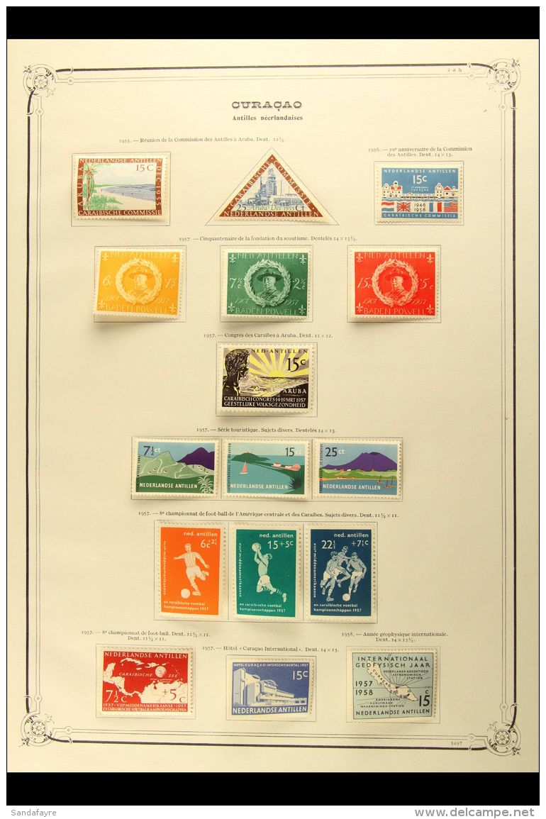 ANTILLES 1950 - 1969 Highly Complete Mint Collection On Printed Album Pages With Much Never Hinged And Including... - Altri & Non Classificati