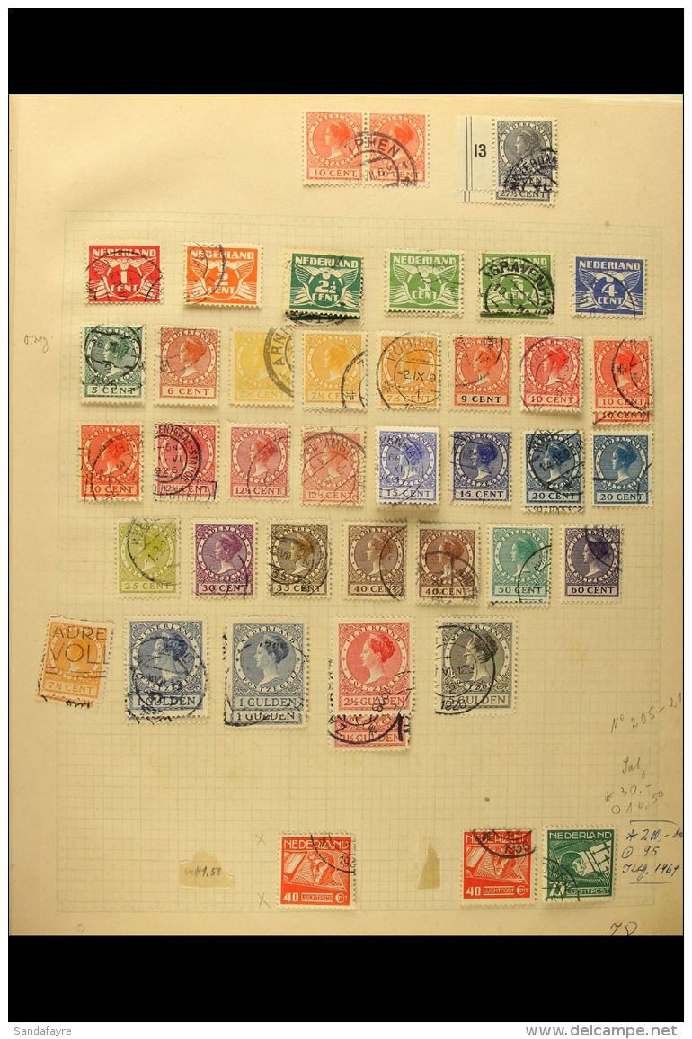 1852 - 1937 ORIGINAL OLD TIME COLLECTION Lovely Range Of Very Fine And Fresh Used Stamps, Highly Attractive And... - Autres & Non Classés