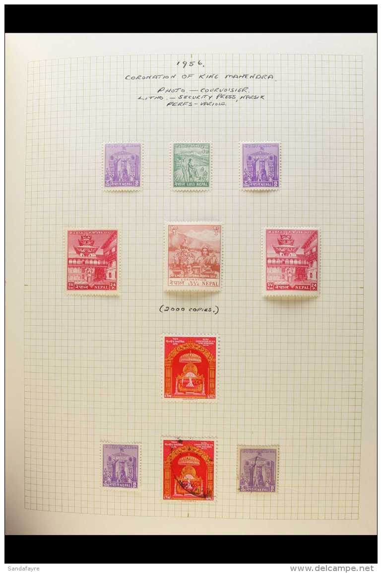 1907-2003 FABULOUS COLLECTION WITH EXPEDITION INTEREST 1907-2003 Comprehensive Collection Assembled Together In... - Nepal