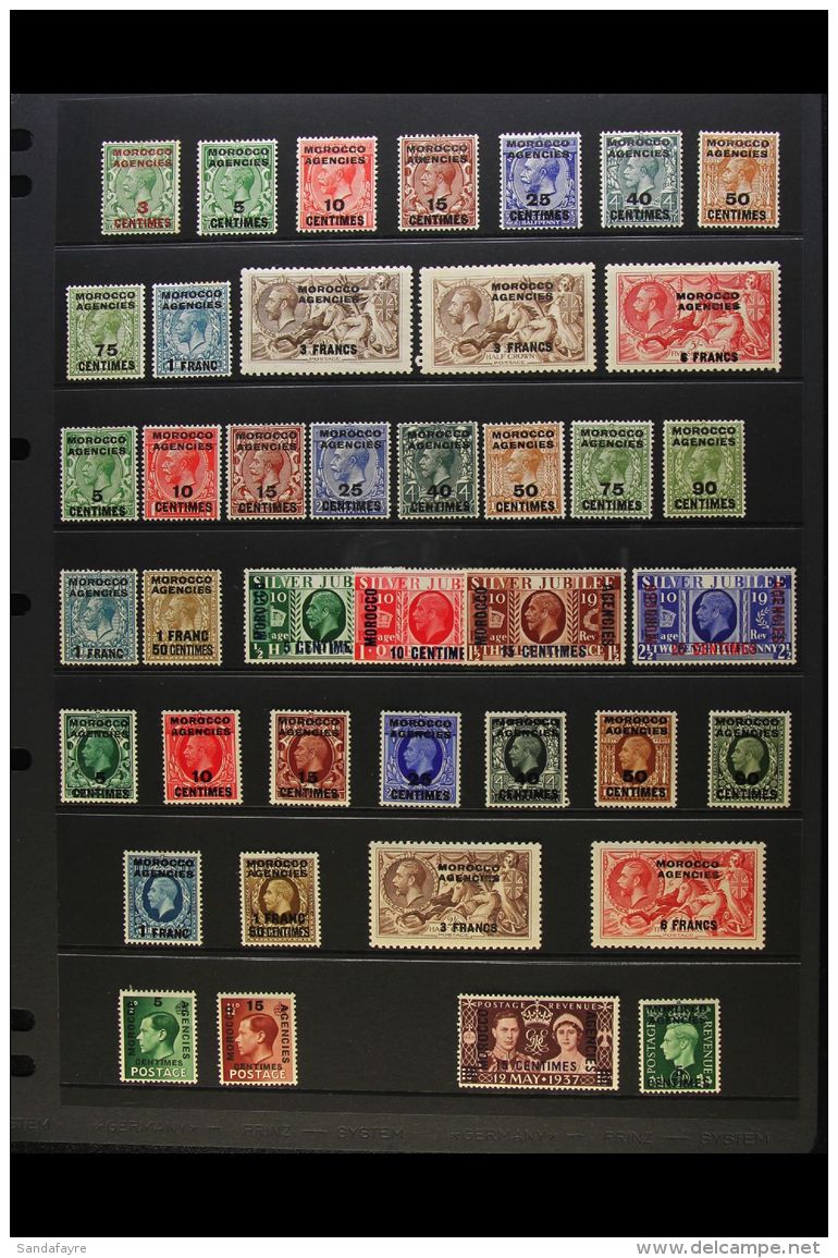 FRENCH CURRENCY 1917-37 COMPLETE MINT COLLECTION Presented On A Stock Page, SG 191/230. An Attractive Complete... - Altri & Non Classificati