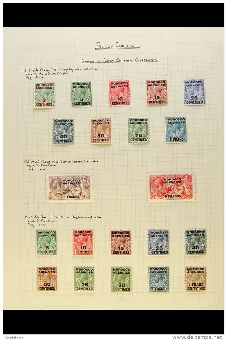 FRENCH 1917-37 FINE MINT COLLECTION Written Up On Pages, Complete SG 191/230. (40 Stamps) For More Images, Please... - Altri & Non Classificati