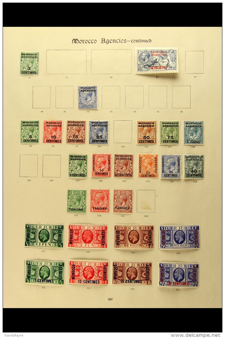 1898-1936 MINT COLLECTION ON "NEW IMPERIAL" LEAVES All Different, Mostly Fine And Fresh. With A Few Gibraltar... - Altri & Non Classificati
