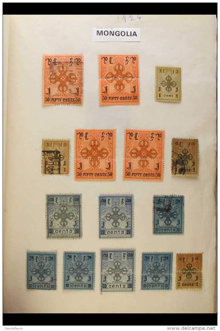 1924-77 MINT AND USED COLLECTION A Clean Collection In An Album With A Good Range Of Early Issues, Starts With... - Mongolie
