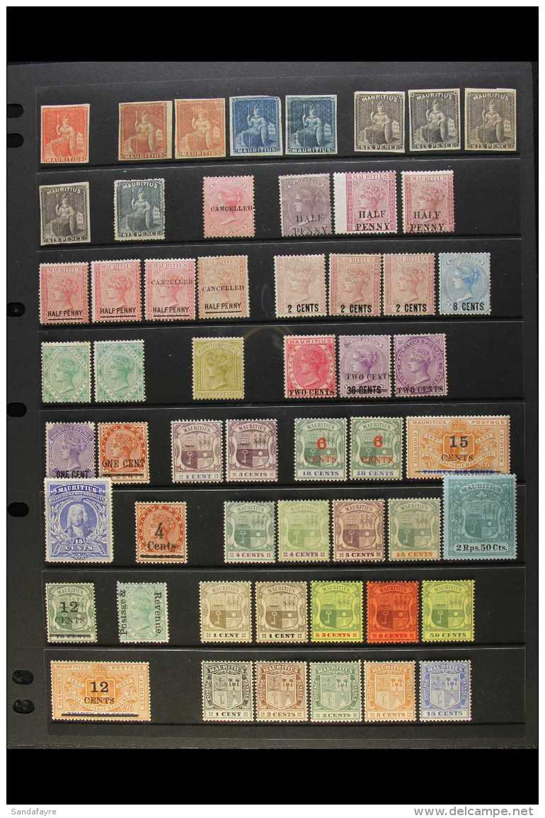 1858-1965 MINT COLLECTION On Stock Pages, Mostly All Different, Inc 1858-62 6d (four Margins, Plus (-) Red-brown... - Maurice (...-1967)