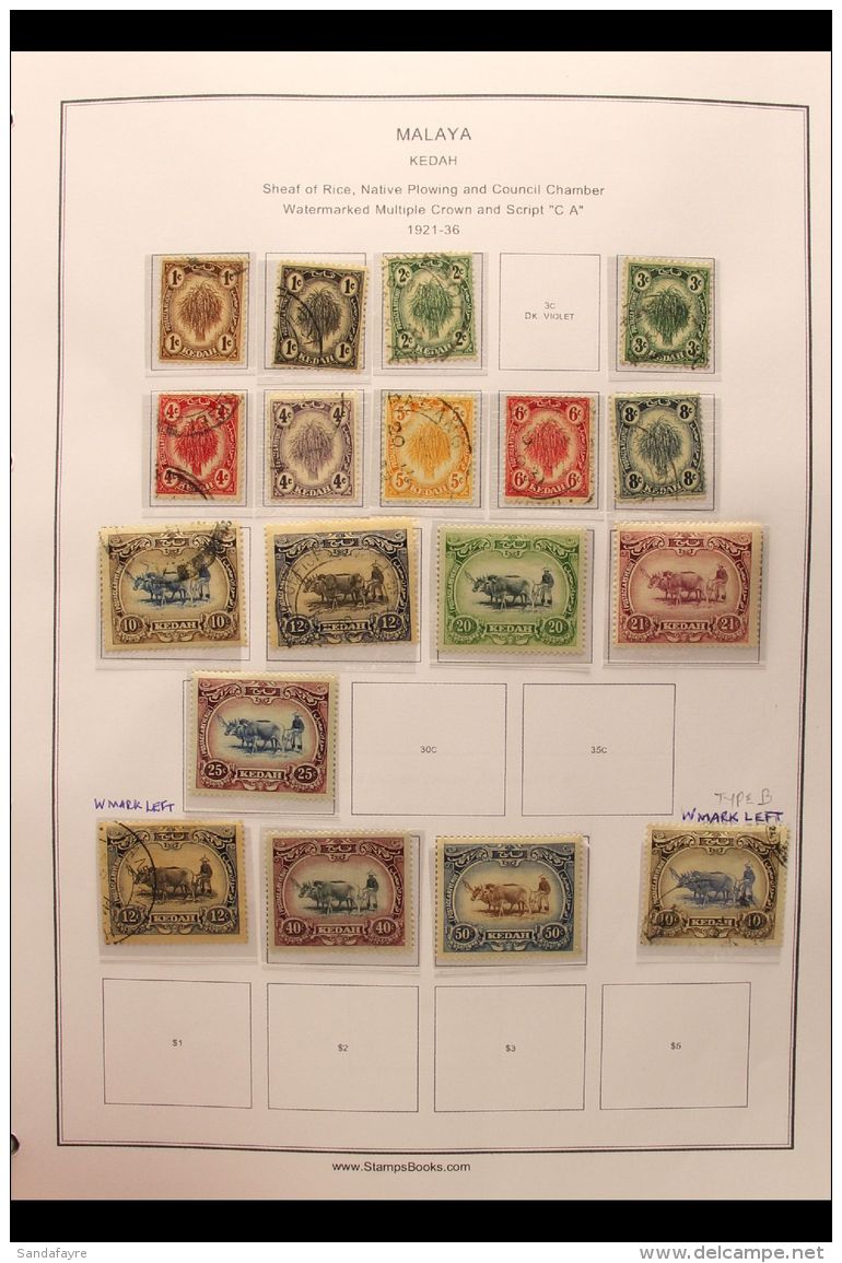 1891-1986 MINT &amp; USED COLLECTION Clean Lot With Useful Ranges - Includes JOHORE 1892-4 Set To 5c, 1896... - Sonstige & Ohne Zuordnung