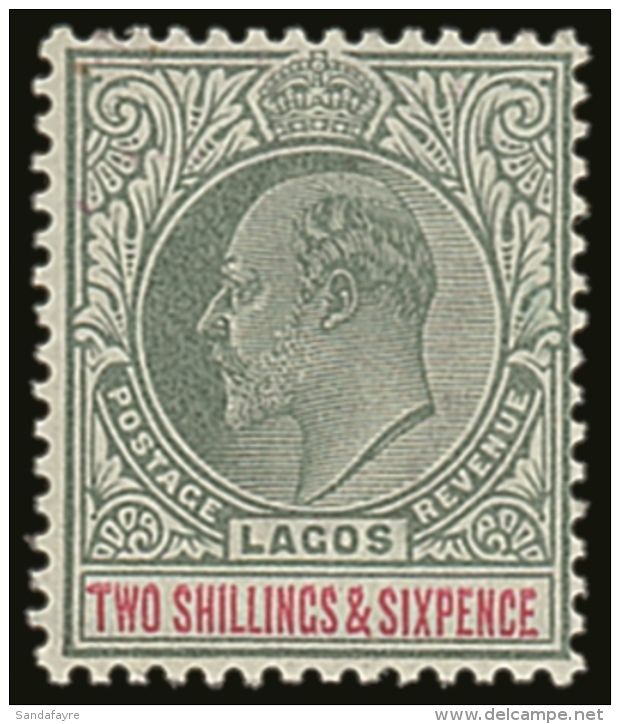 1904 2s6d Green And Carmine, Wmk Crown CA, SG 51, Very Lightly Hinged Mint. For More Images, Please Visit... - Nigeria (...-1960)