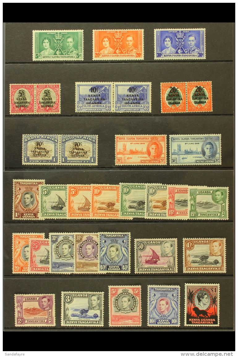 1937-52 KING GEORGE VI ISSUES COMPLETE A Complete Very Fine Mint Collection From SG 128/164 Inclusive, Includes... - Vide