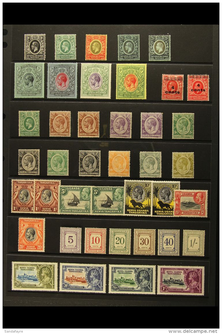 1912-36 MINT KGV SELECTION On A Stock Page. Includes Some Shades, MCA Watermarked Values To 4r, Pictorial Ranges... - Vide