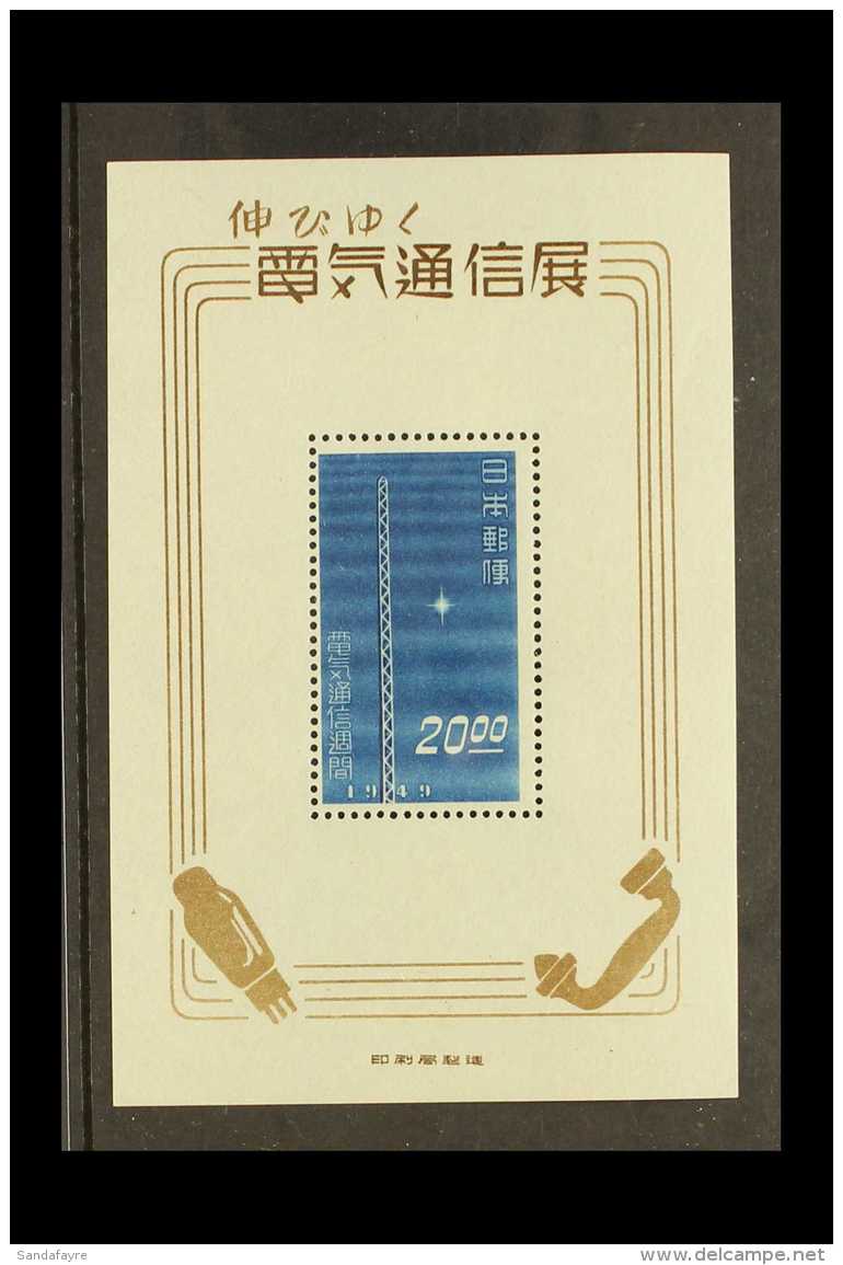 1949 Electrical Communications Week Miniature Sheet (SG MS533, Mi Block 29) Very Fine Mint. For More Images,... - Autres & Non Classés