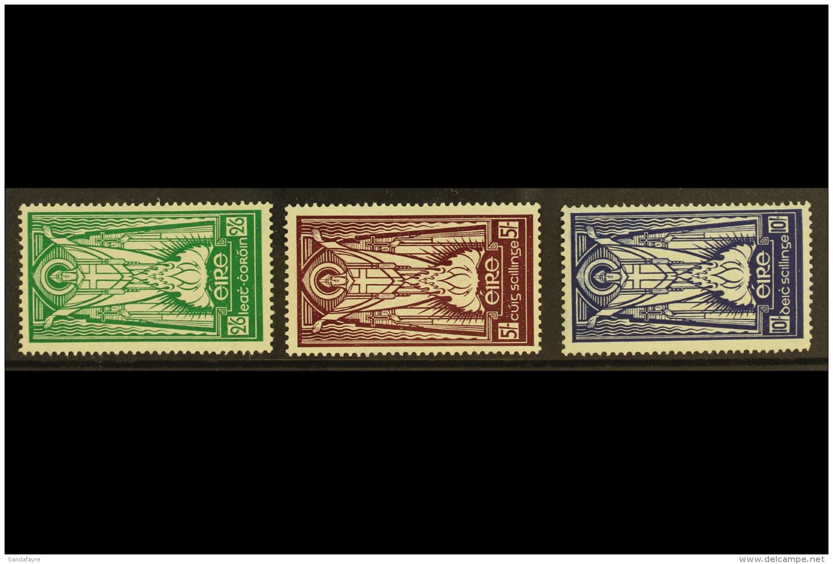 1937 St Patrick High Values Set, SG 102/104, Very Fine Mint. (3) For More Images, Please Visit... - Altri & Non Classificati