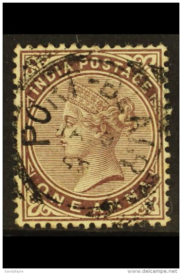 ANDAMAN &amp; NICOBAR ISLANDS 1882-90 1a Brown-purple, SG 88, Fine Used With Upright 'socked On The Nose' "PORT... - Autres & Non Classés
