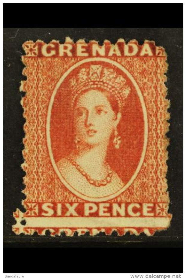 1861-62 6d Lake-red, No Wmk, Perf 11 To 12&frac12;, SG 3a, Mint Part OG. Cat &pound;750 For More Images, Please... - Grenade (...-1974)