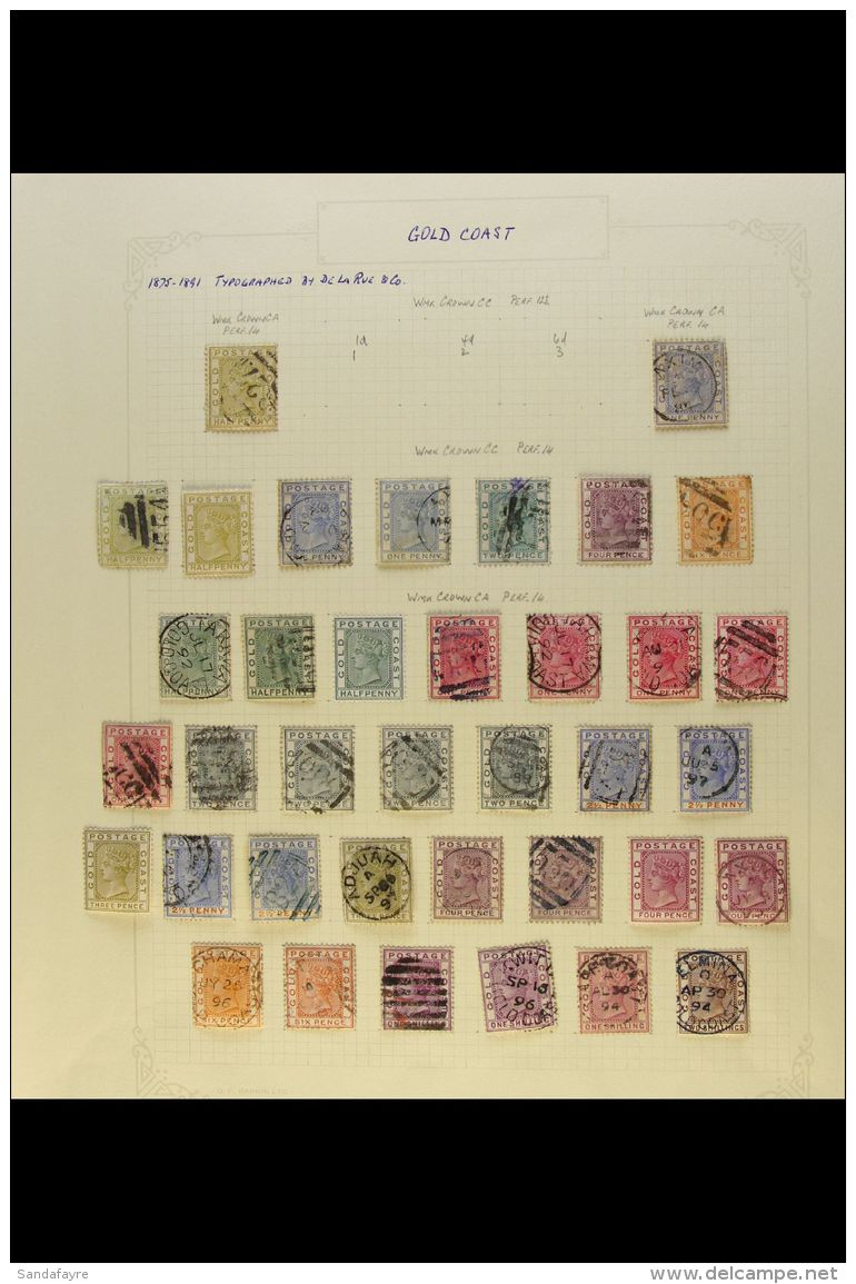 1876-1954 OLD TIME COLLECTION An Attractive Old Time Mint And Used Collection Displayed On Pages, Incl. 1876-84... - Côte D'Or (...-1957)