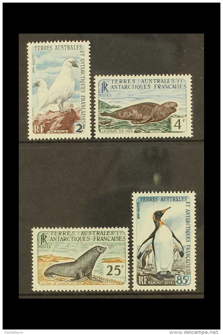 TAAF 1960 Wildlife Set, Maury 16/19, Very Lightly Hinged Mint (4 Stamps) For More Images, Please Visit... - Autres & Non Classés