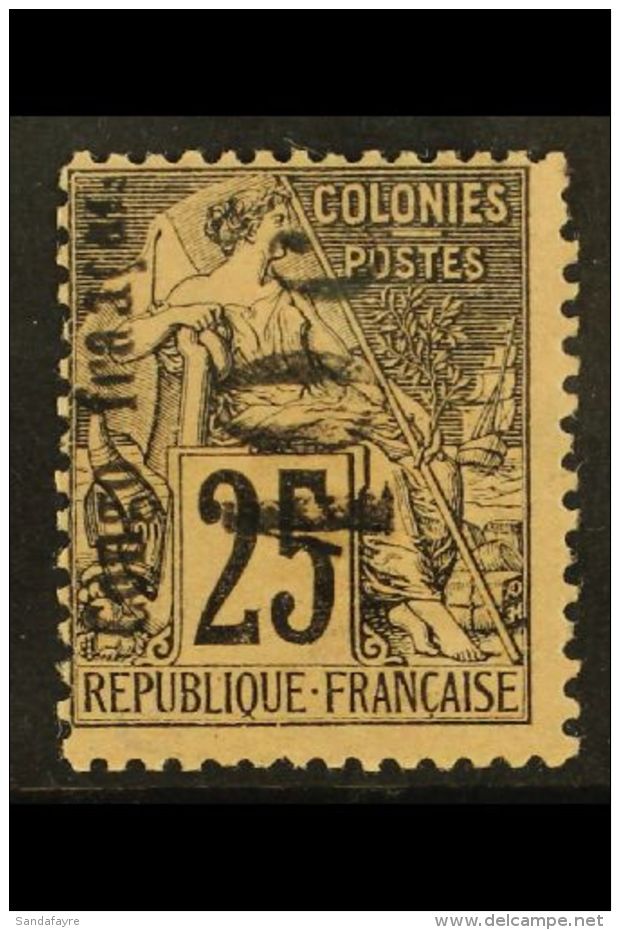 CONGO 10c On 25c, Small "O", Reading Upwards, Yv 5b, Very Fine Mint Small Part Og. For More Images, Please Visit... - Autres & Non Classés