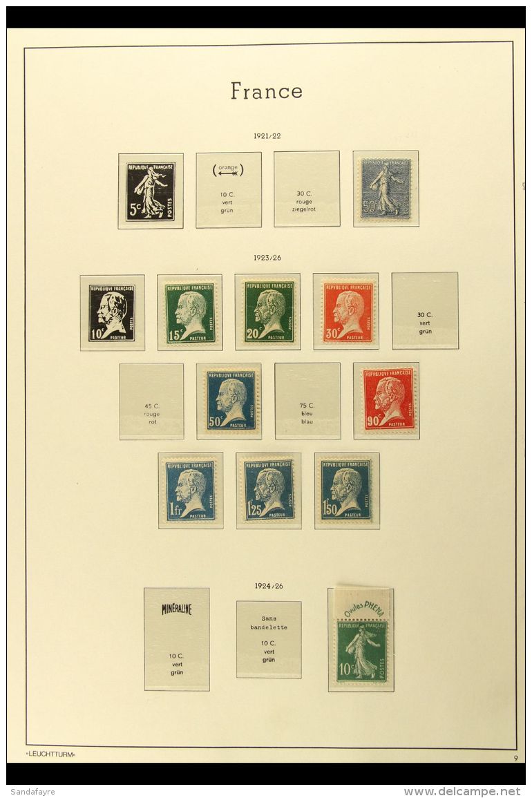 1900-1930 NEVER HINGED MINT All Different Collection On Hingeless Printed Leaves, Mostly Fine And Fresh. Note 1900... - Autres & Non Classés