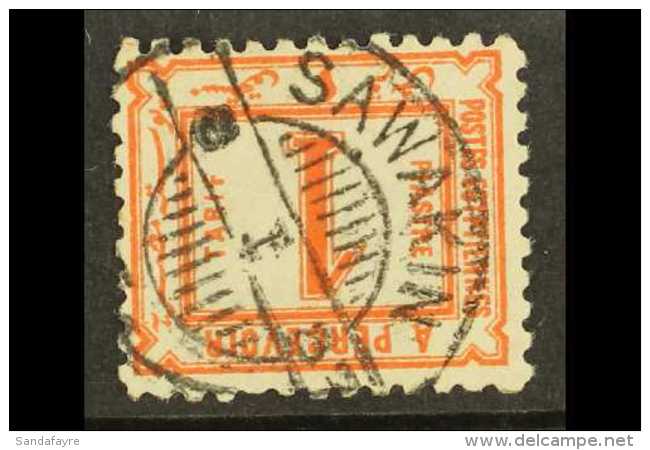 USED IN SUDAN 1886 1pi Rose-red Postage Due, SG D64, Very Fine Used With Neat SAWAKIN Cds. Highly Attractive! For... - Altri & Non Classificati