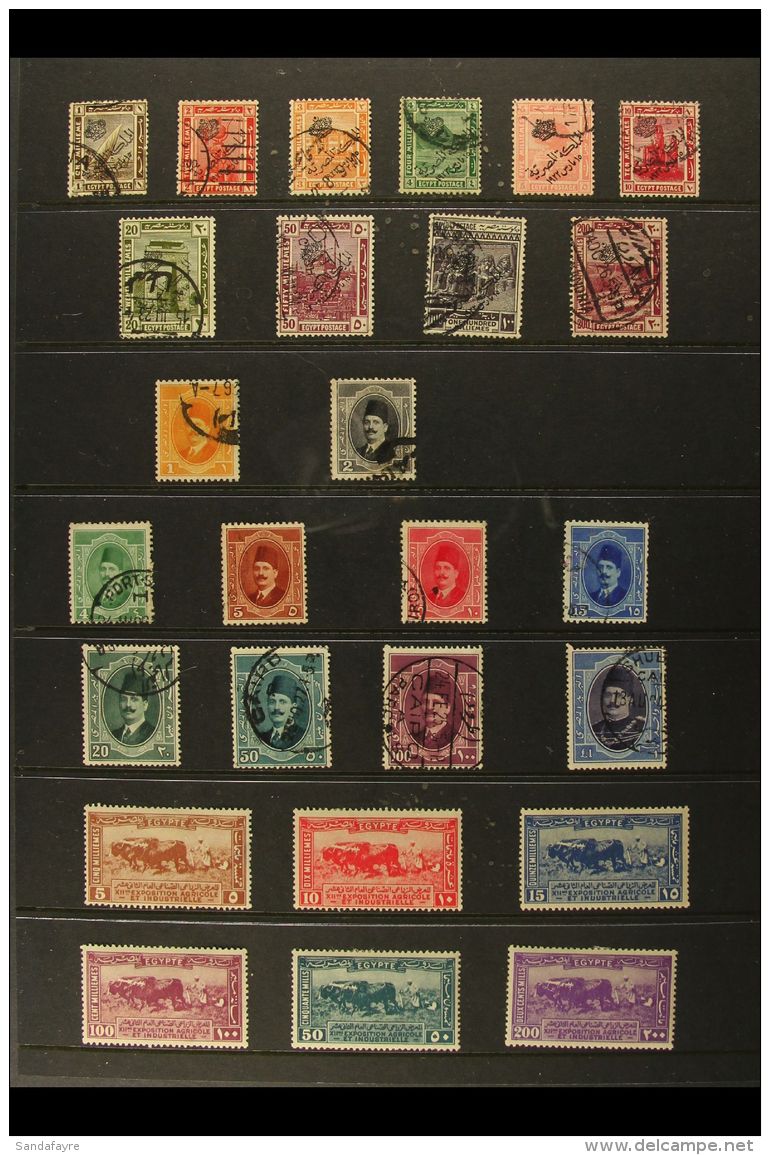 1879-1972 MINT &amp; USED COLLECTION All Different Collection, Includes Useful Range Of "Sphinx &amp; Pyramid"... - Autres & Non Classés