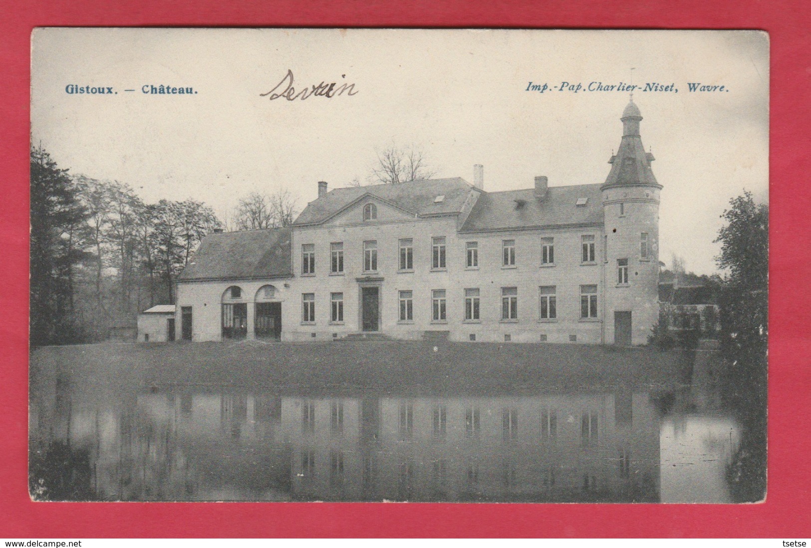 Gistoux - Château - 1909 ( Voir Verso ) - Chaumont-Gistoux